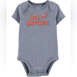 Carter’s Baby Boys Best Brother Short Sleeved Crew Neck Bodysuit - 24M